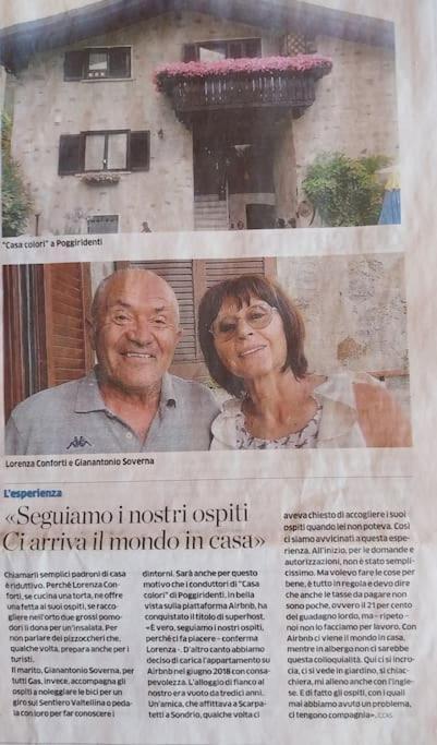 Villa Casa Colori à Poggiridenti Extérieur photo